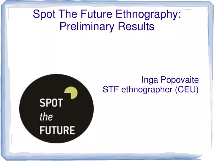 inga popovaite stf ethnographer ceu