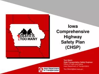 Iowa Comprehensive Highway Safety Plan (CHSP)