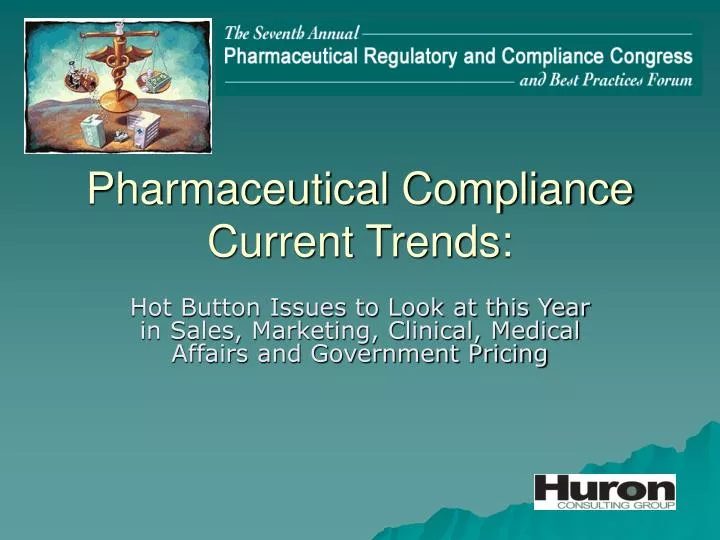 pharmaceutical compliance current trends