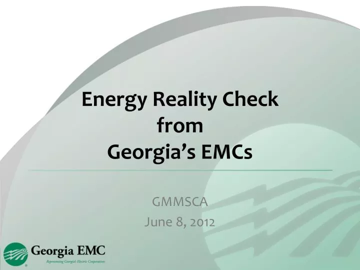 energy reality check from georgia s emcs