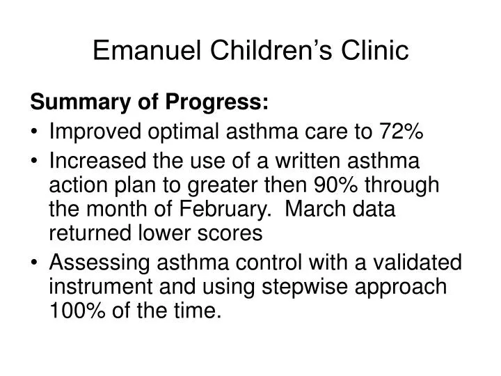 emanuel children s clinic