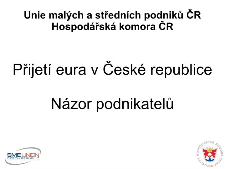 p ijet eura v esk republice n zor podnikatel