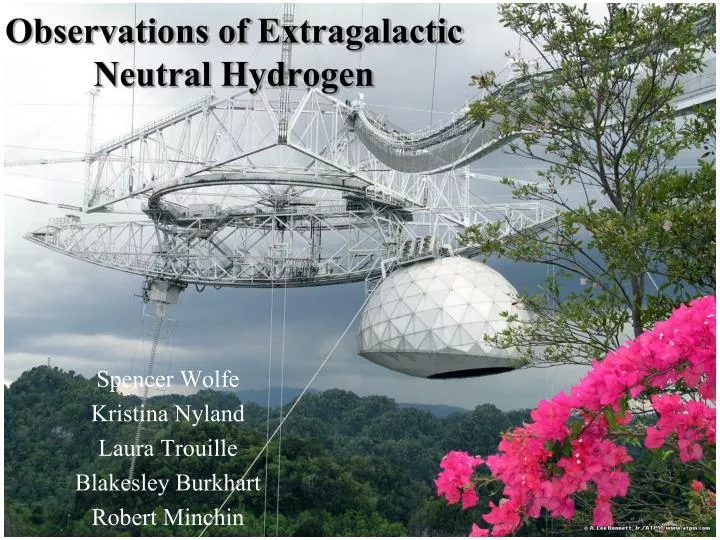 observations of extragalactic neutral hydrogen