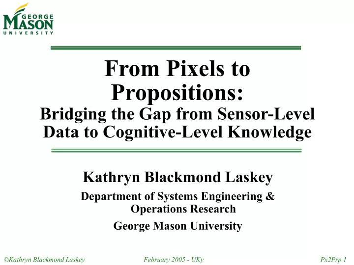 from pixels to propositions bridging the gap from sensor level data to cognitive level knowledge