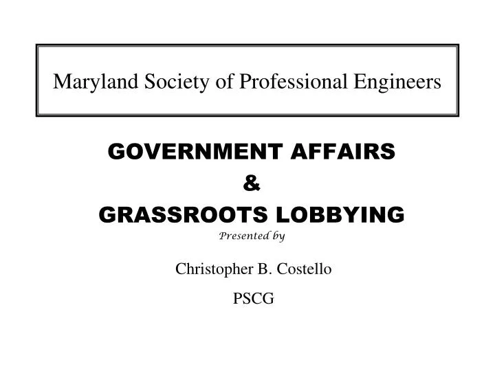 maryland society of professional engineers