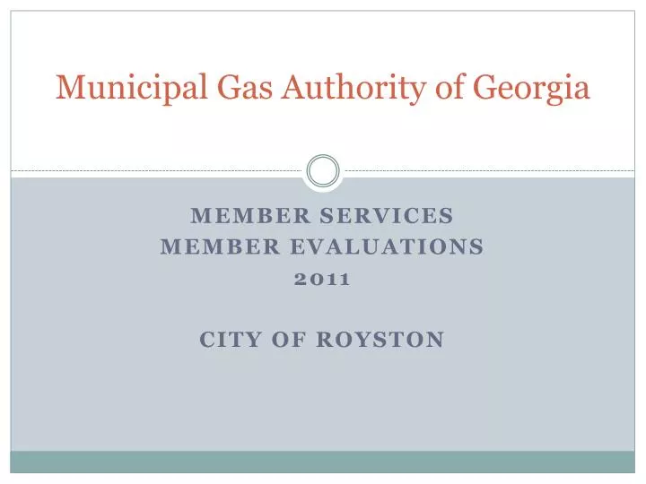 municipal gas authority of georgia