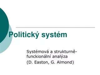 politick syst m