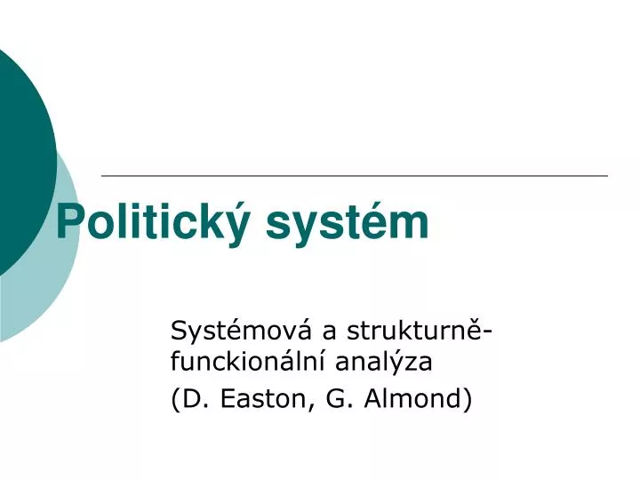 politick syst m