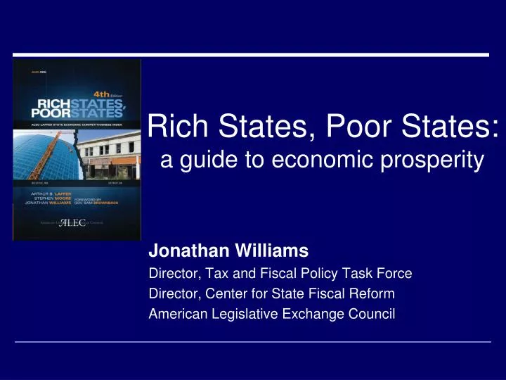 rich states poor states a guide to economic prosperity