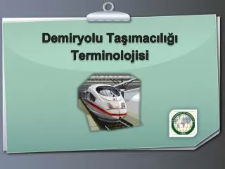 demiryolu ta mac l terminolojisi