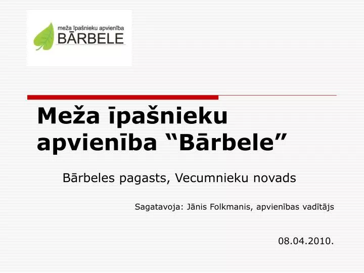 me a pa nieku apvien ba b rbele