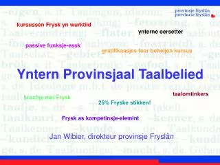 yntern provinsjaal taalbelied
