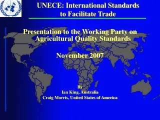 UNECE: International Standards to Facilitate Trade