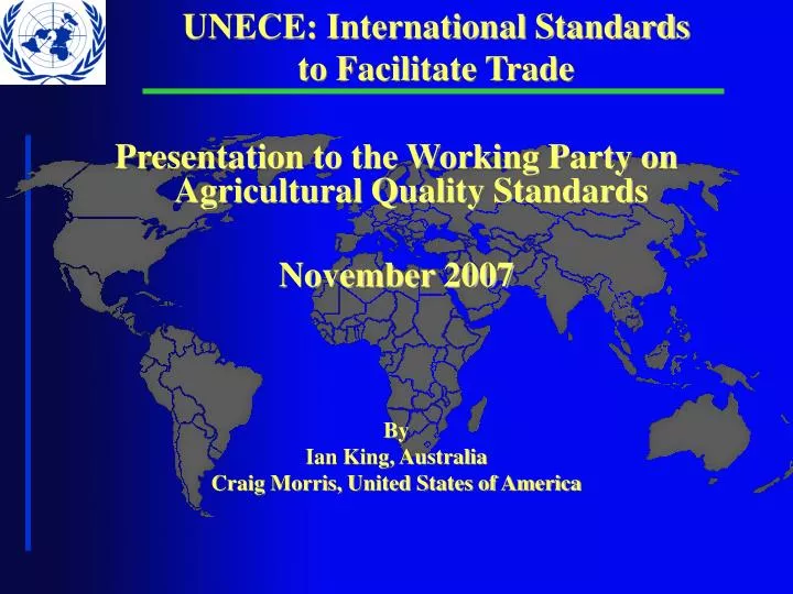 unece international standards to facilitate trade