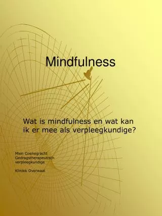 mindfulness