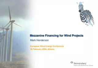 Mezzanine Financing for Wind Projects