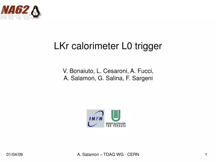 lkr calorimeter l0 trigger