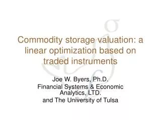 Commodity storage valuation: a linear optimization based on traded instruments
