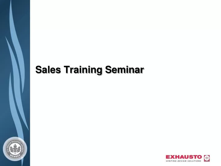 sales training seminar