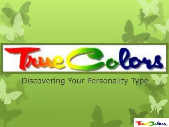 discovering your personality type