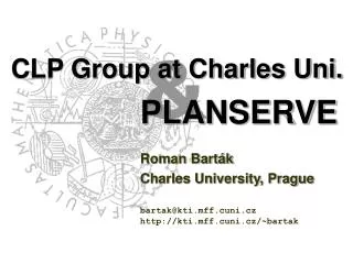 CLP Group at Charles Uni.