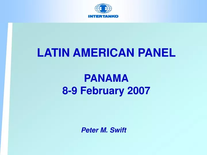 latin american panel panama 8 9 february 2007