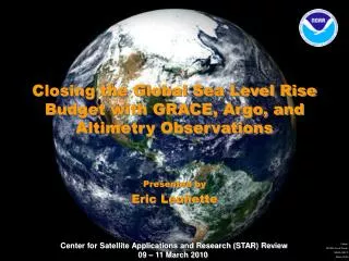 Closing the Global Sea Level Rise Budget with GRACE, Argo, and Altimetry Observations