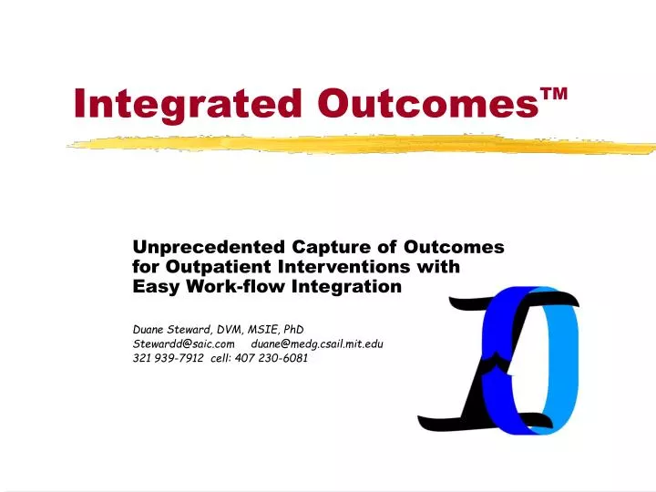 integrated outcomes tm