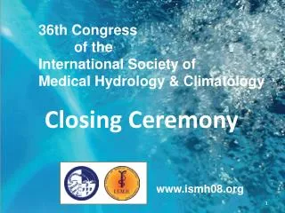 36th Congress of the International Society of