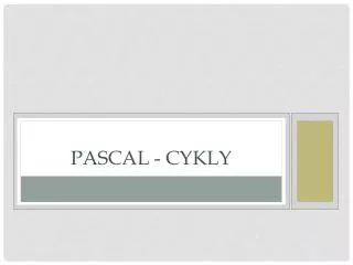 pascal cykly