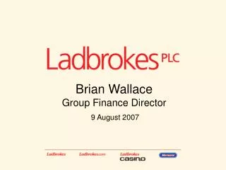 Brian Wallace Group Finance Director