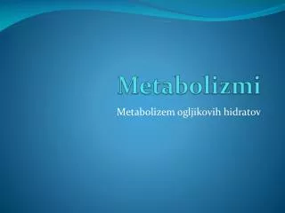 metabolizmi
