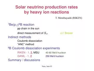 solar neutrino production rates by heavy ion reactions