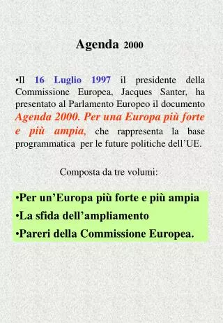 agenda 2000