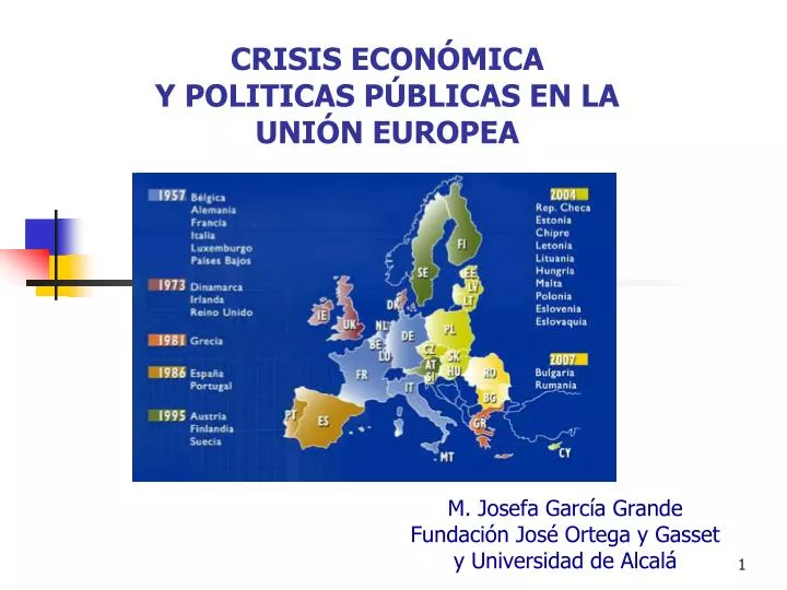 crisis econ mica y politicas p blicas en la uni n europea