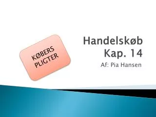 handelsk b kap 14