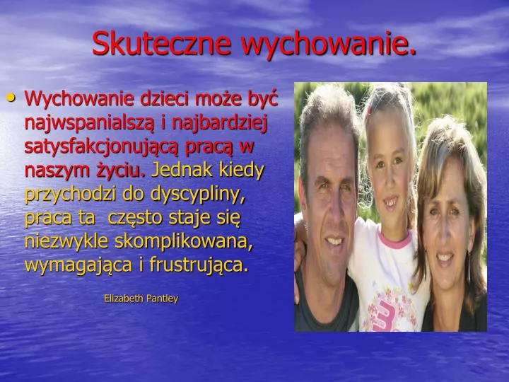 skuteczne wychowanie