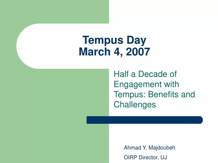 tempus day march 4 2007