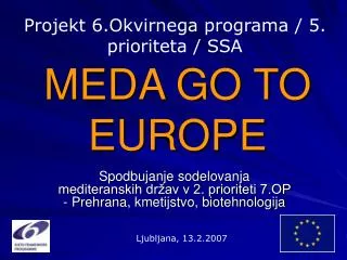 meda go to europe