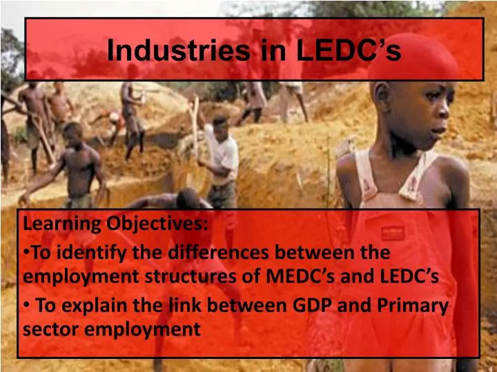 industries in ledc s
