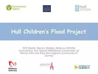 Hull Children’s Flood Project