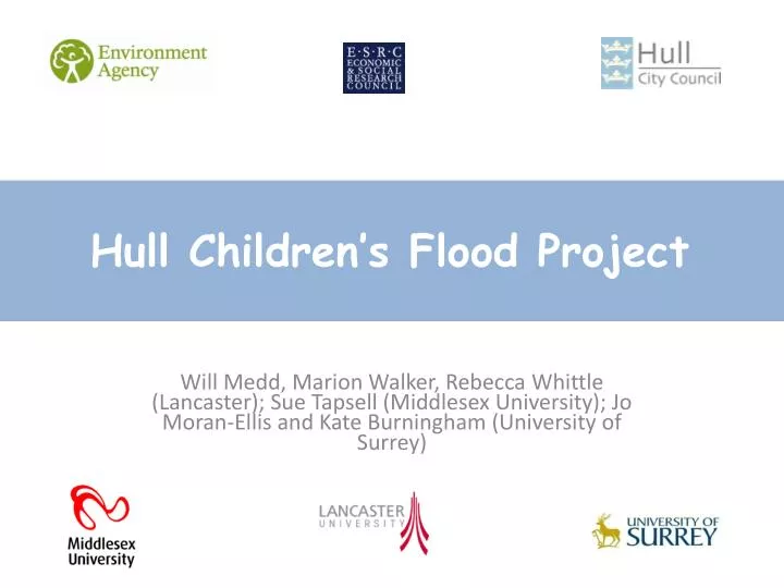 hull children s flood project