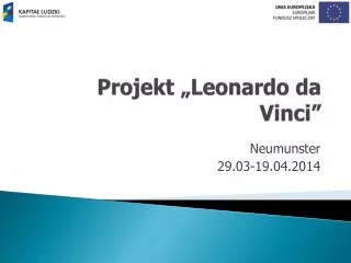 projekt leonardo da vinci