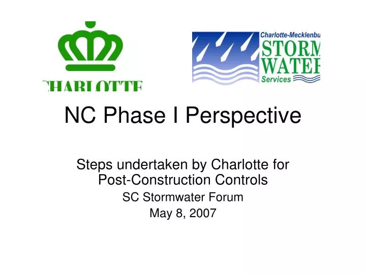 nc phase i perspective