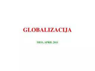 globalizacija