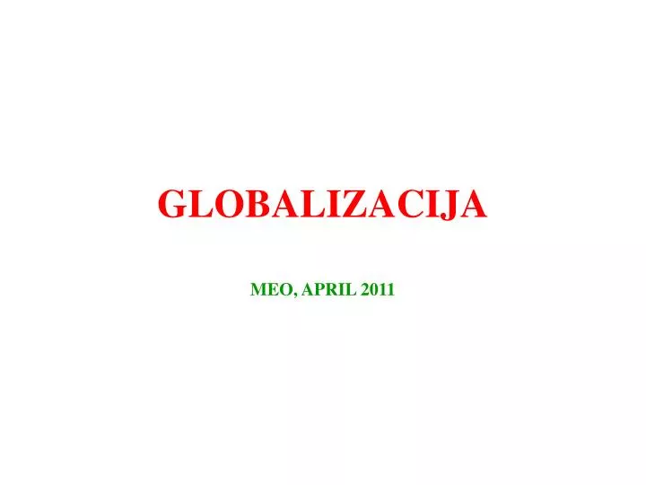 globalizacija