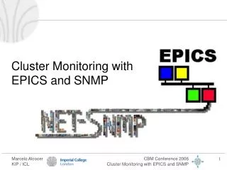 Cluster Monitoring with EPICS and SNMP
