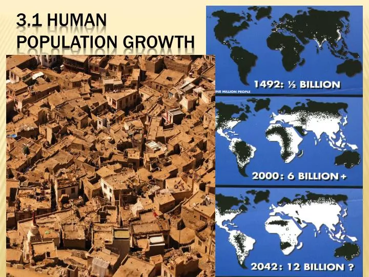 3 1 human population growth