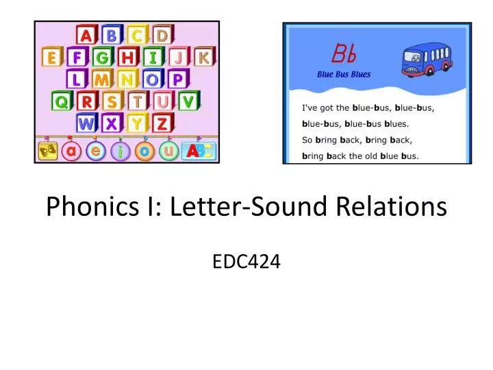 phonics i letter sound relations
