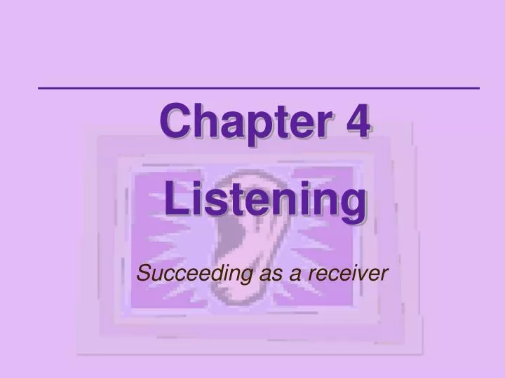 chapter 4 listening